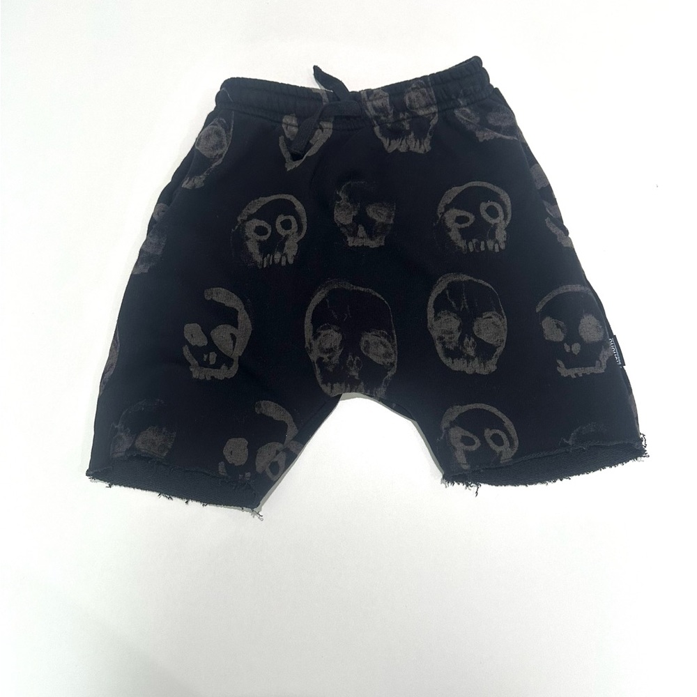 Nununu  Skull Pattern Sweatshorts